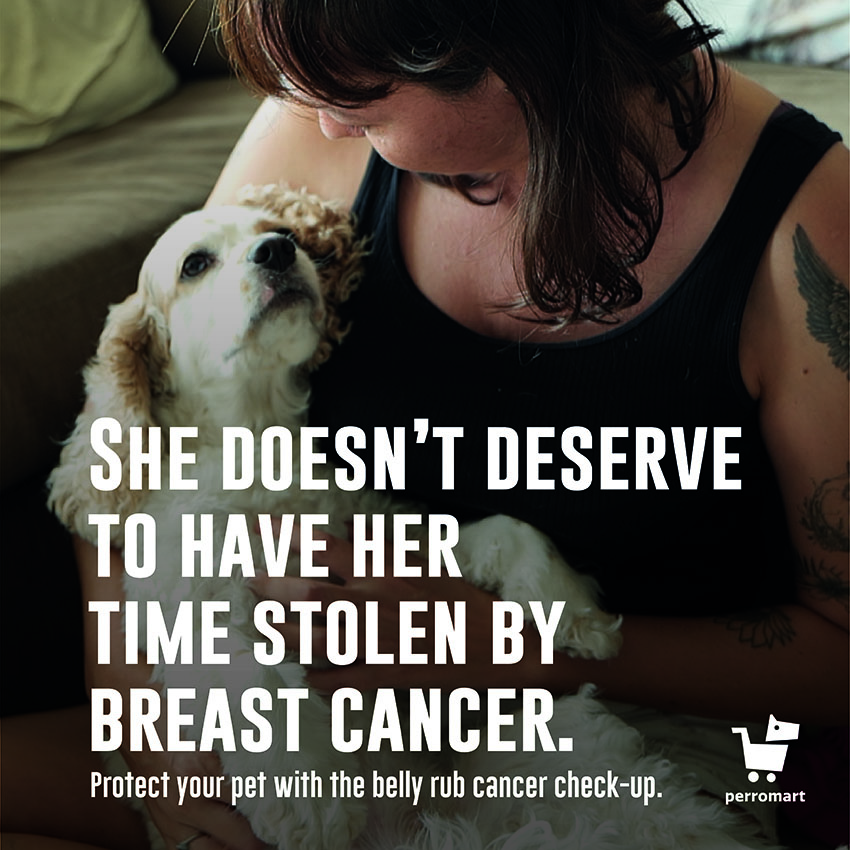 Perromart + BBDO Singapore launch the Belly Rub Cancer Check-Up to detect breast cancer in dogs