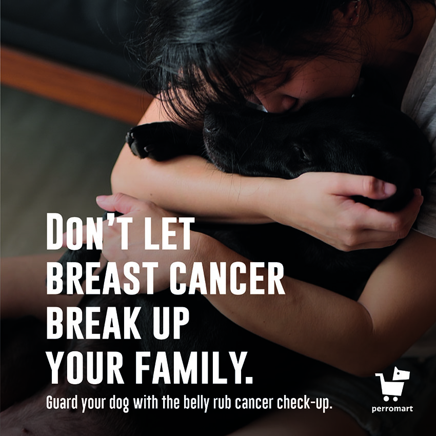 Perromart + BBDO Singapore launch the Belly Rub Cancer Check-Up to detect breast cancer in dogs