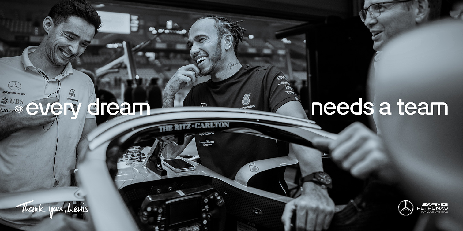 Seen+Noted: Mercedes-AMG PETRONAS F1 Team bids emotional farewell to Lewis Hamilton with a global campaign created by AMV BBDO