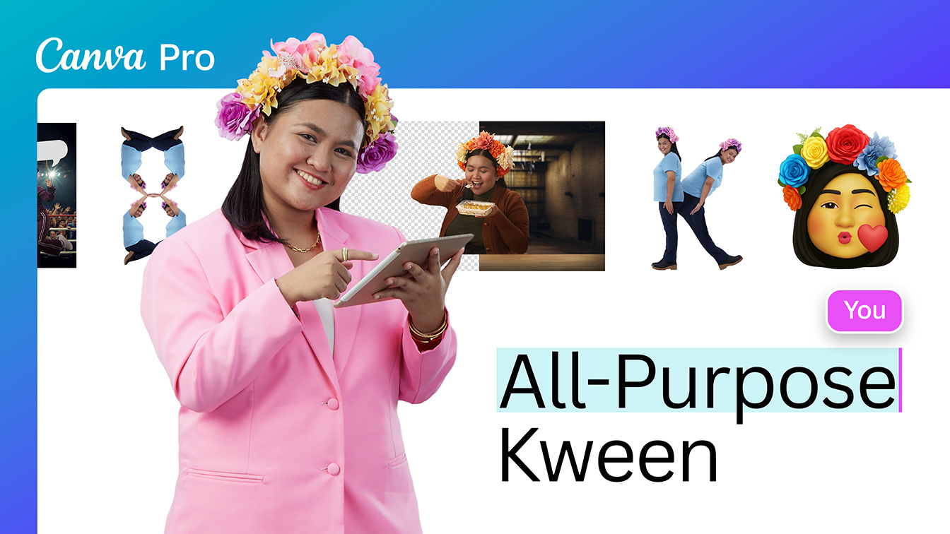 Canva Pro and GIGIL introduce the ultimate all-purpose endorser: Kween Yasmin