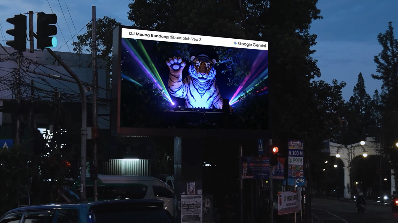 DDB Singapore, Superson, and Hagia Labs bring AI-Powered billboards to life for Google Gemini