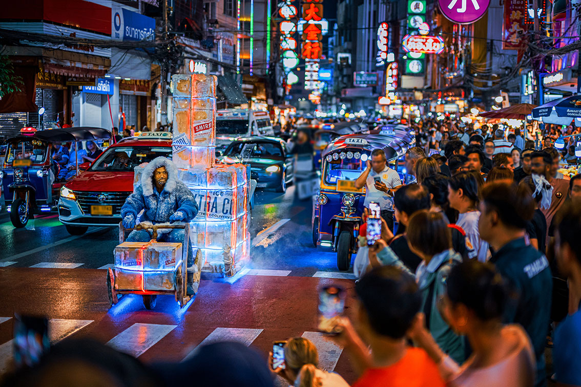 Youngster BKK freezes Bangkok with ‘Extra Coolivery’ stunt for Smirnoff Ice Extra Cool