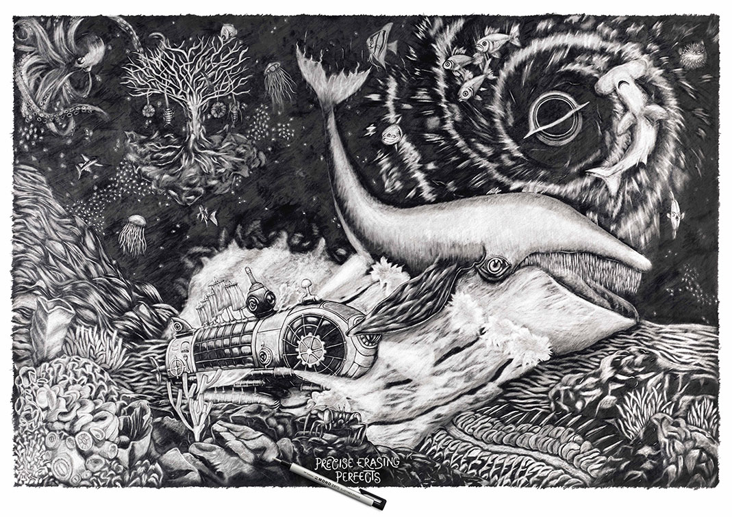 Muma Malaysia and CzipLee turn erasers into art tools with ‘The Art of Undoing’